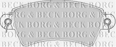 BORG & BECK bbp1621 -  Комплект тормозных колодок, дисковый тормоз